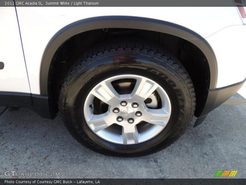 Summit White / Light Titanium 2011 GMC Acadia SL