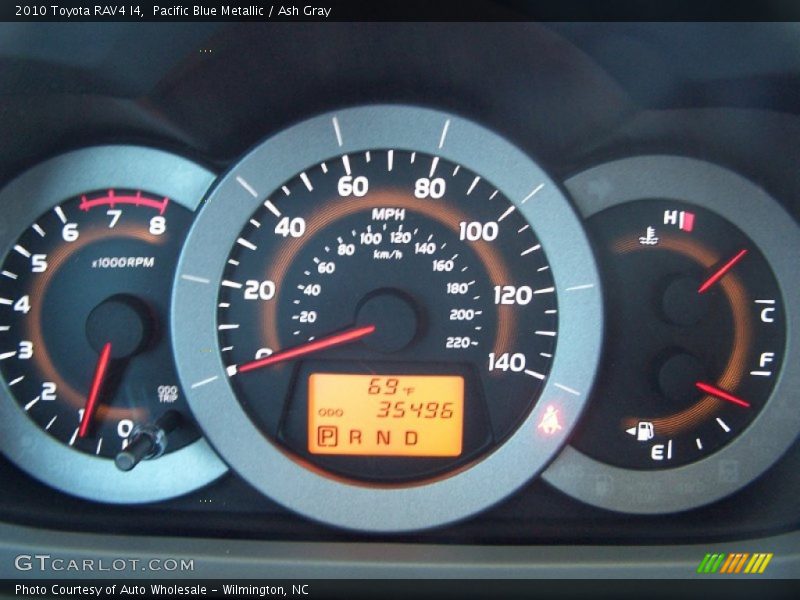Pacific Blue Metallic / Ash Gray 2010 Toyota RAV4 I4
