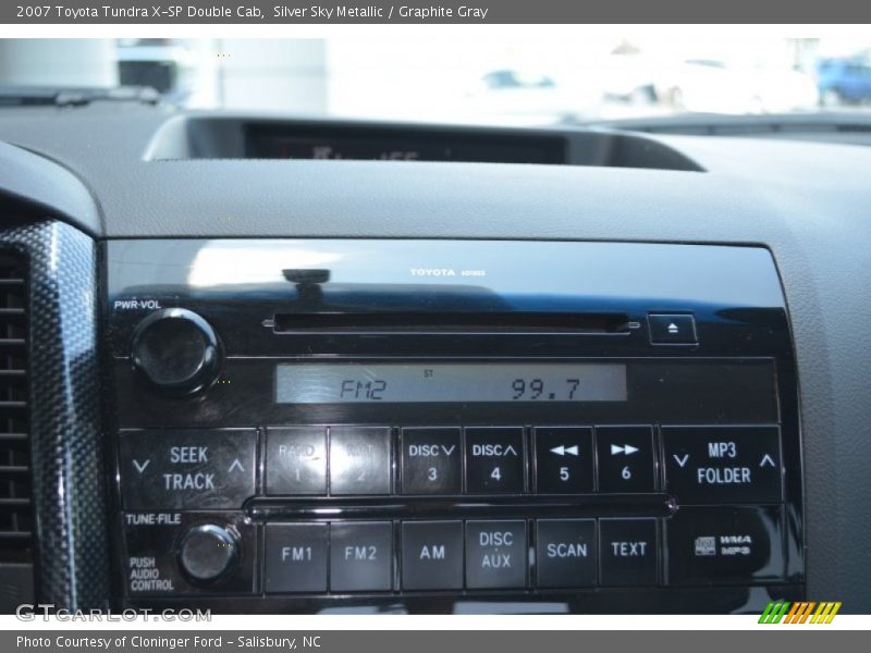 Silver Sky Metallic / Graphite Gray 2007 Toyota Tundra X-SP Double Cab