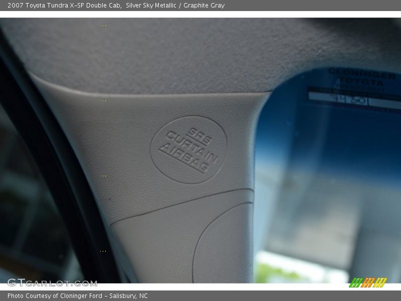 Silver Sky Metallic / Graphite Gray 2007 Toyota Tundra X-SP Double Cab