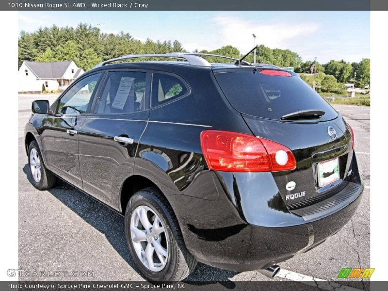 Wicked Black / Gray 2010 Nissan Rogue SL AWD