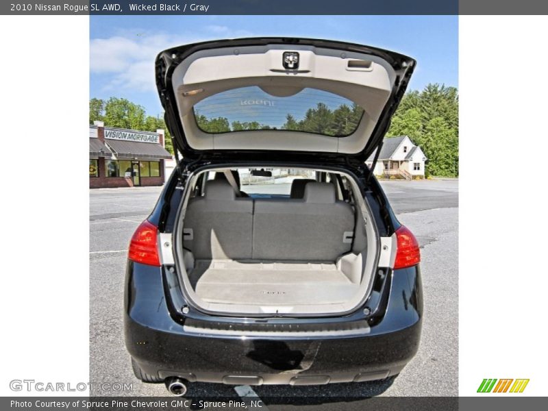 Wicked Black / Gray 2010 Nissan Rogue SL AWD