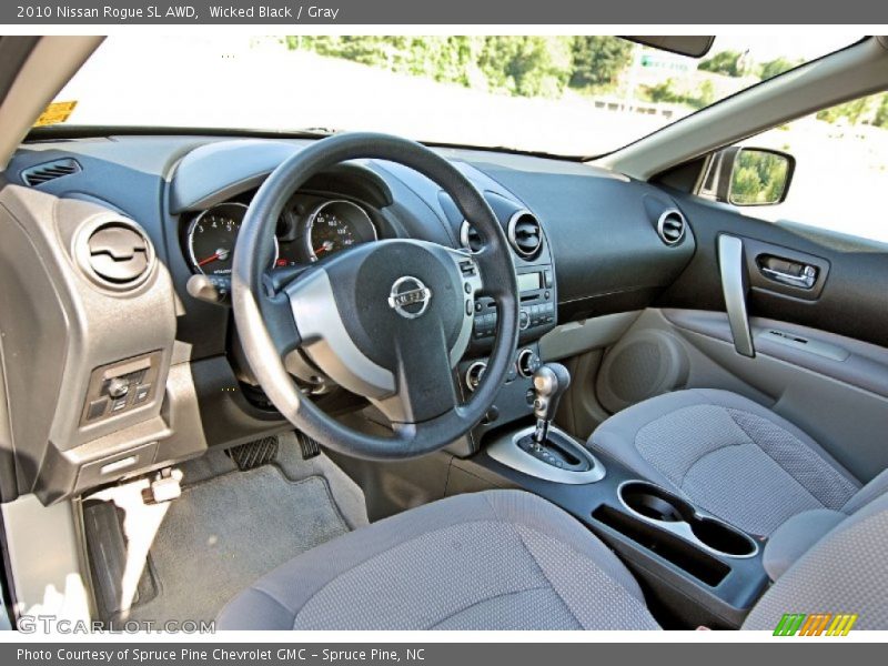 Dashboard of 2010 Rogue SL AWD