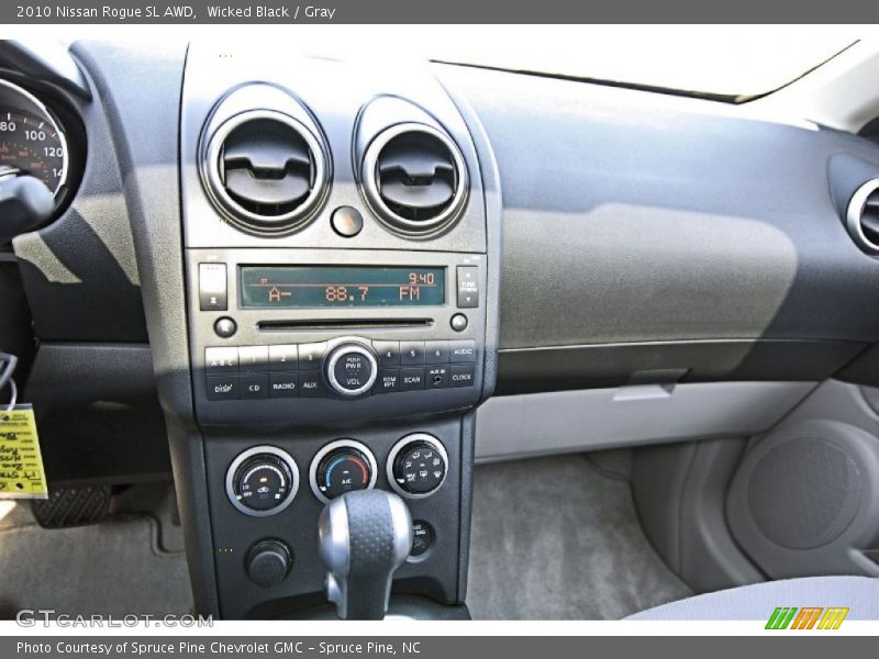 Wicked Black / Gray 2010 Nissan Rogue SL AWD