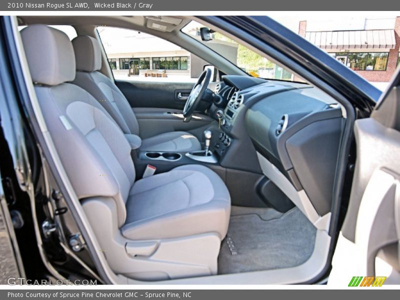 Front Seat of 2010 Rogue SL AWD