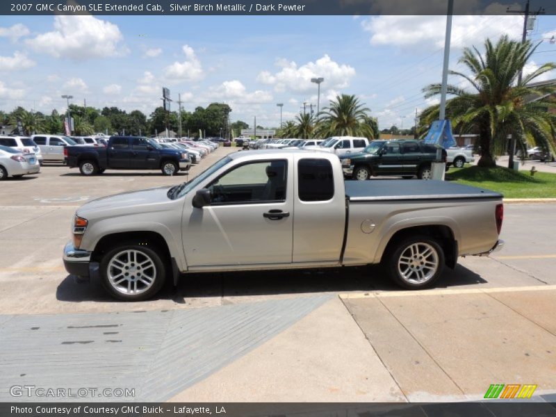  2007 Canyon SLE Extended Cab Silver Birch Metallic