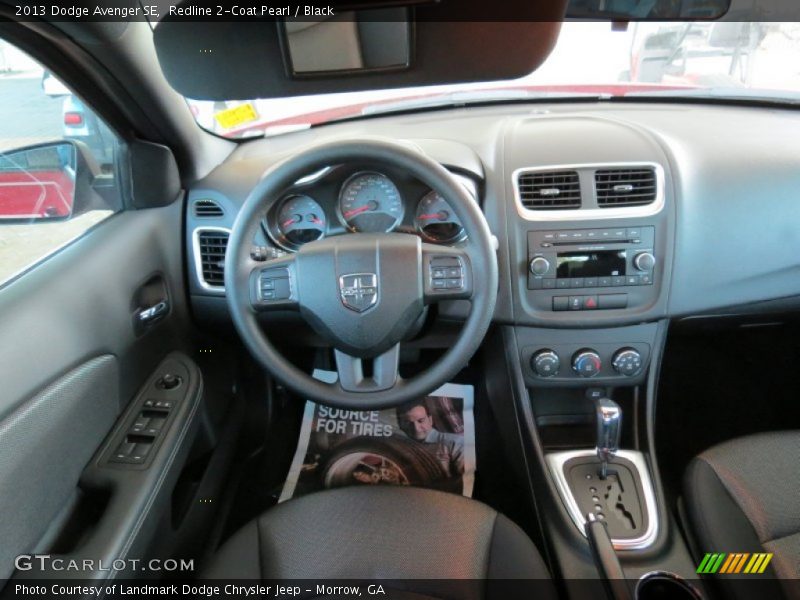 Redline 2-Coat Pearl / Black 2013 Dodge Avenger SE
