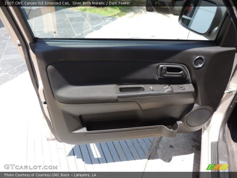 Silver Birch Metallic / Dark Pewter 2007 GMC Canyon SLE Extended Cab
