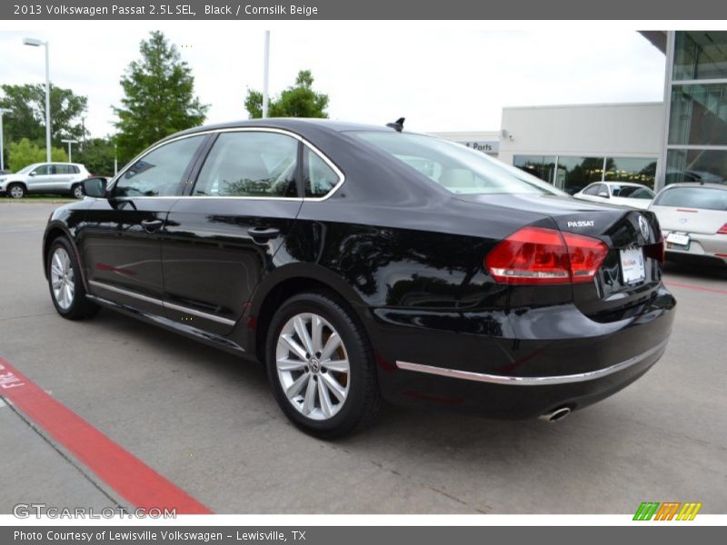 Black / Cornsilk Beige 2013 Volkswagen Passat 2.5L SEL