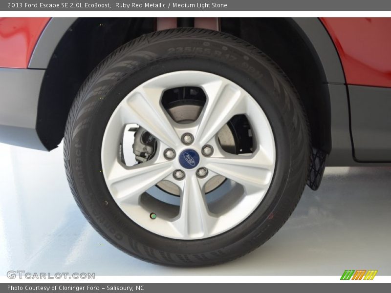 Ruby Red Metallic / Medium Light Stone 2013 Ford Escape SE 2.0L EcoBoost