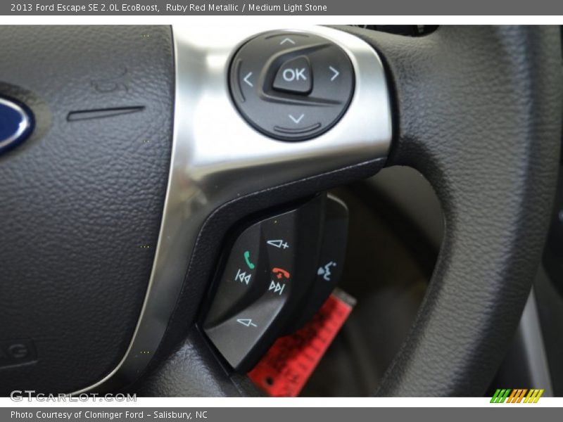 Ruby Red Metallic / Medium Light Stone 2013 Ford Escape SE 2.0L EcoBoost