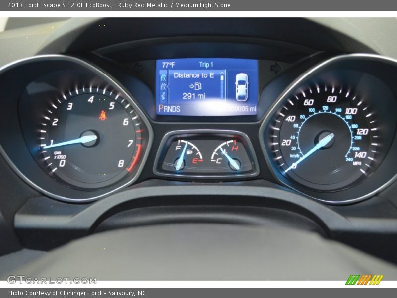 Ruby Red Metallic / Medium Light Stone 2013 Ford Escape SE 2.0L EcoBoost