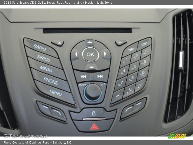 Ruby Red Metallic / Medium Light Stone 2013 Ford Escape SE 2.0L EcoBoost