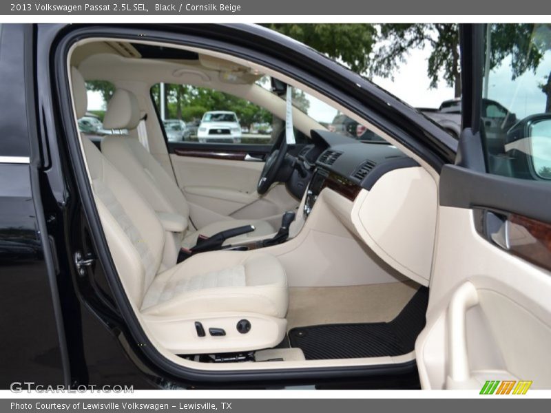 Black / Cornsilk Beige 2013 Volkswagen Passat 2.5L SEL