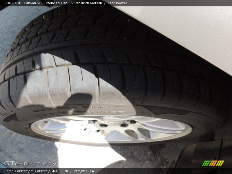 Silver Birch Metallic / Dark Pewter 2007 GMC Canyon SLE Extended Cab