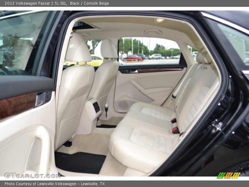 Black / Cornsilk Beige 2013 Volkswagen Passat 2.5L SEL
