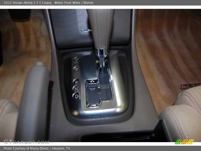 Winter Frost White / Blonde 2012 Nissan Altima 2.5 S Coupe