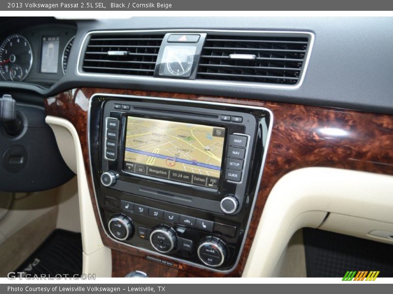 Black / Cornsilk Beige 2013 Volkswagen Passat 2.5L SEL