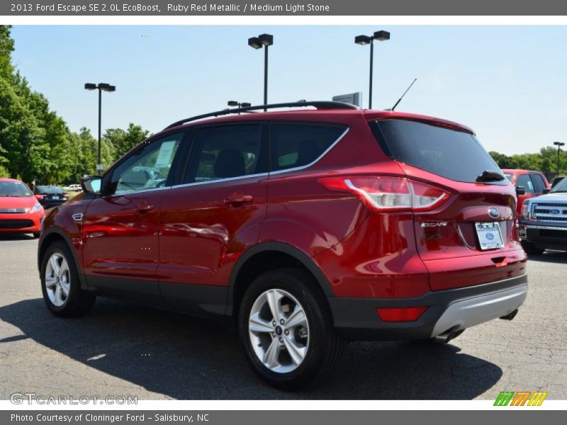 Ruby Red Metallic / Medium Light Stone 2013 Ford Escape SE 2.0L EcoBoost