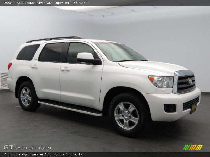 Super White / Graphite 2008 Toyota Sequoia SR5 4WD