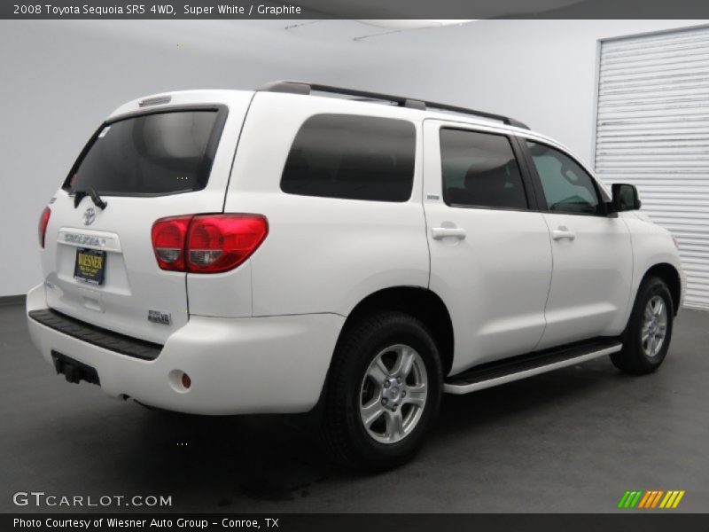 Super White / Graphite 2008 Toyota Sequoia SR5 4WD
