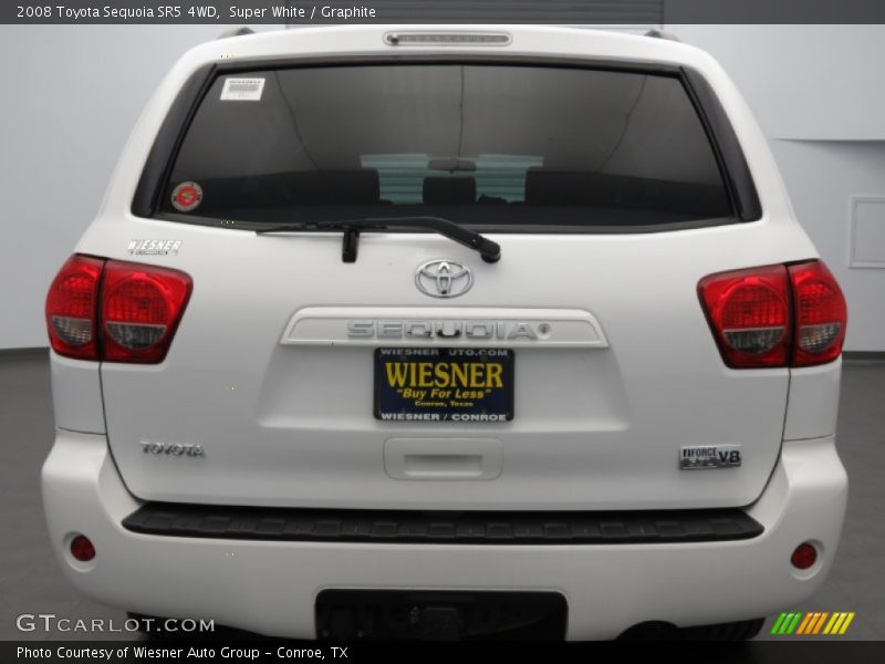 Super White / Graphite 2008 Toyota Sequoia SR5 4WD