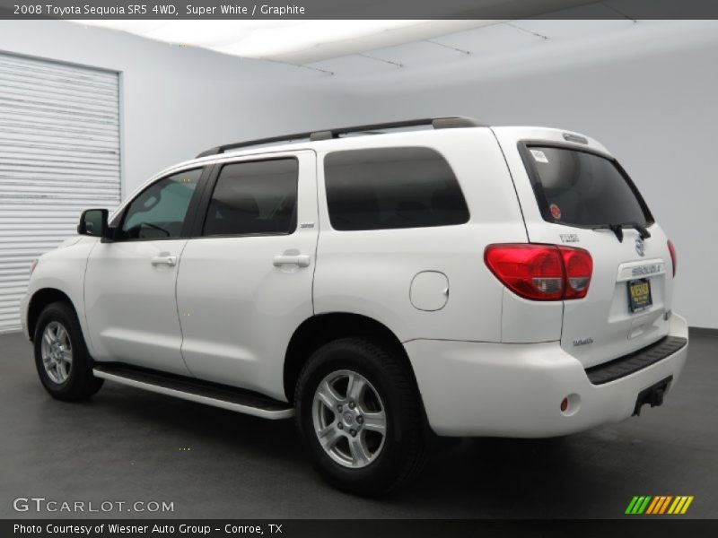 Super White / Graphite 2008 Toyota Sequoia SR5 4WD