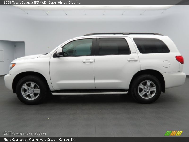 Super White / Graphite 2008 Toyota Sequoia SR5 4WD