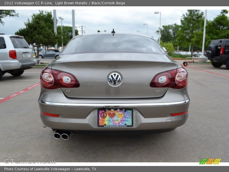 Light Brown Metallic / Black/Cornsilk Beige 2012 Volkswagen CC R-Line
