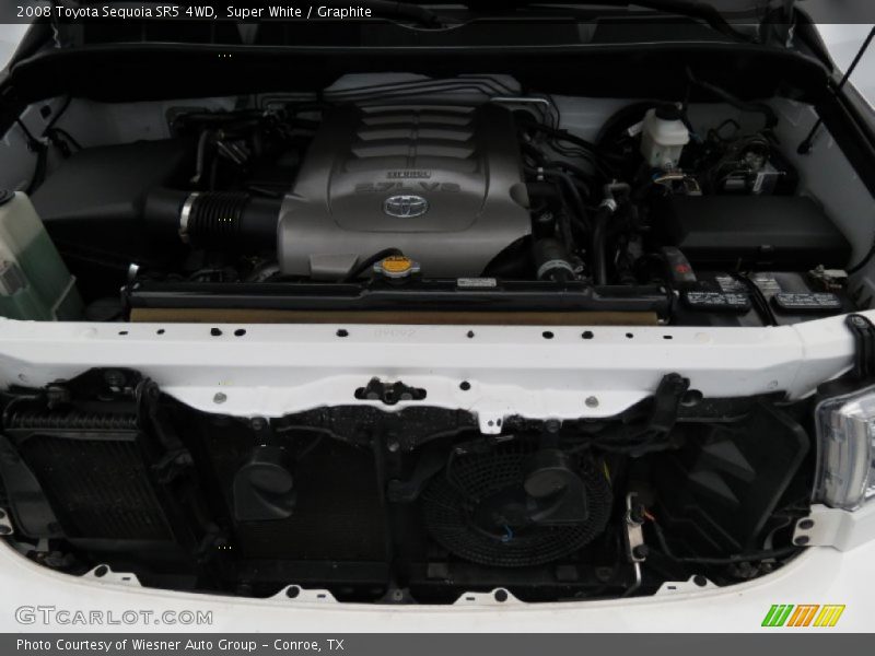 Super White / Graphite 2008 Toyota Sequoia SR5 4WD