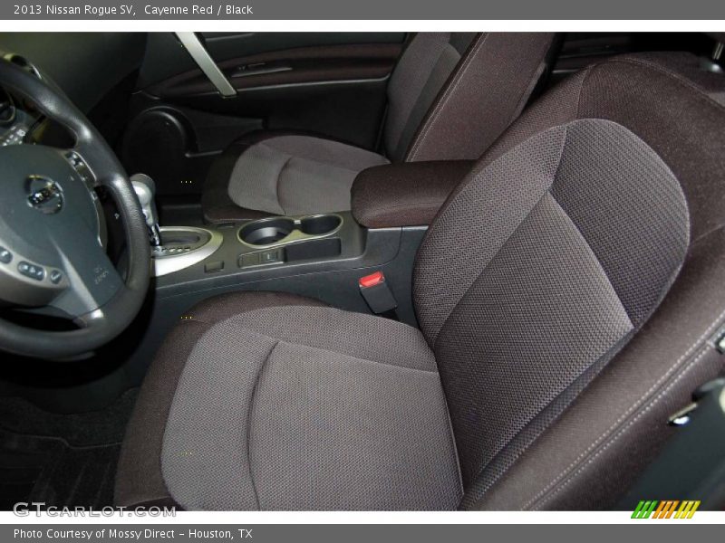 Cayenne Red / Black 2013 Nissan Rogue SV
