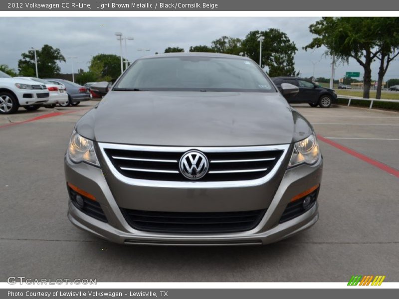 Light Brown Metallic / Black/Cornsilk Beige 2012 Volkswagen CC R-Line