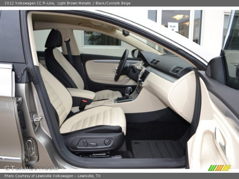Light Brown Metallic / Black/Cornsilk Beige 2012 Volkswagen CC R-Line