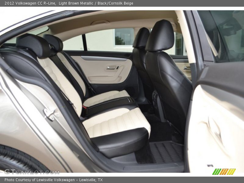 Light Brown Metallic / Black/Cornsilk Beige 2012 Volkswagen CC R-Line