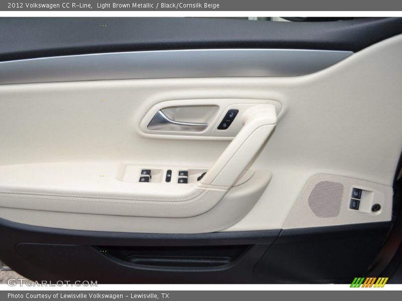 Light Brown Metallic / Black/Cornsilk Beige 2012 Volkswagen CC R-Line