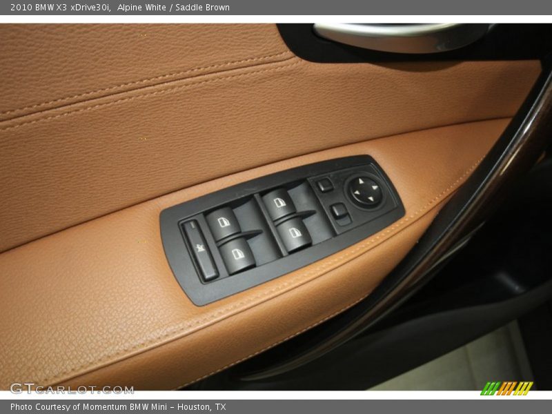 Alpine White / Saddle Brown 2010 BMW X3 xDrive30i