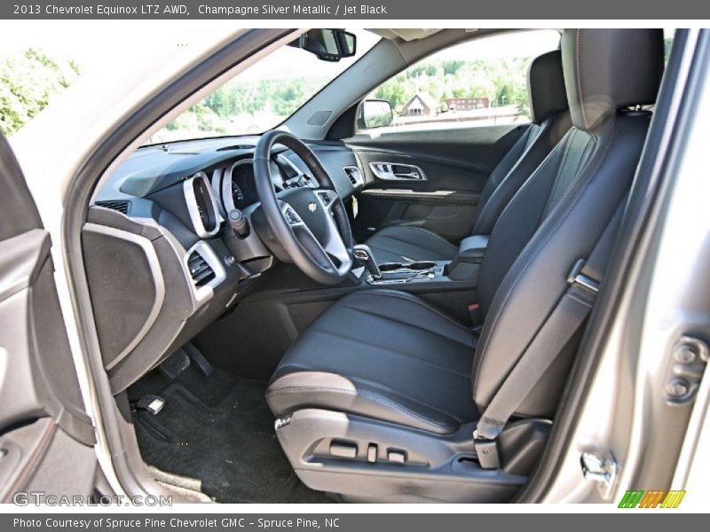 Front Seat of 2013 Equinox LTZ AWD