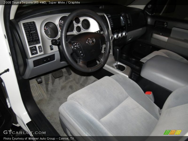 Super White / Graphite 2008 Toyota Sequoia SR5 4WD
