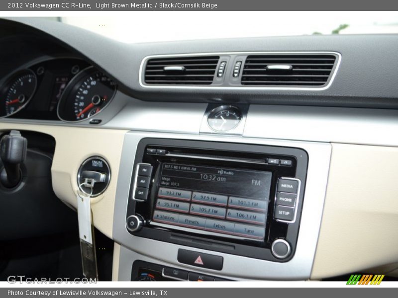 Light Brown Metallic / Black/Cornsilk Beige 2012 Volkswagen CC R-Line