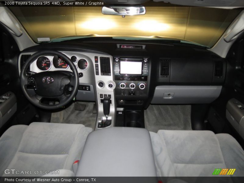Super White / Graphite 2008 Toyota Sequoia SR5 4WD