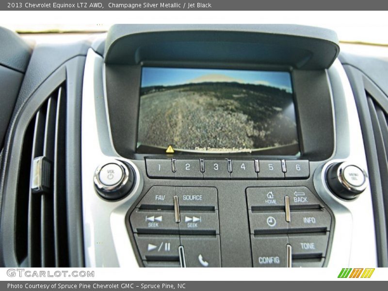 Champagne Silver Metallic / Jet Black 2013 Chevrolet Equinox LTZ AWD