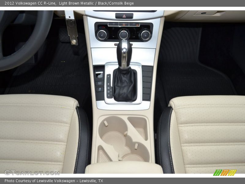 Light Brown Metallic / Black/Cornsilk Beige 2012 Volkswagen CC R-Line