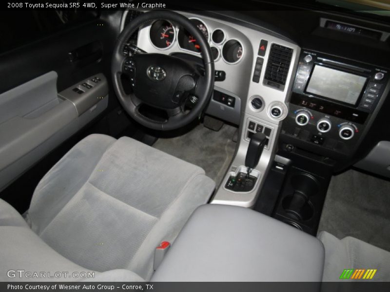 Super White / Graphite 2008 Toyota Sequoia SR5 4WD