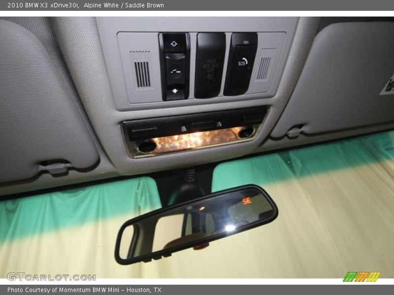Alpine White / Saddle Brown 2010 BMW X3 xDrive30i