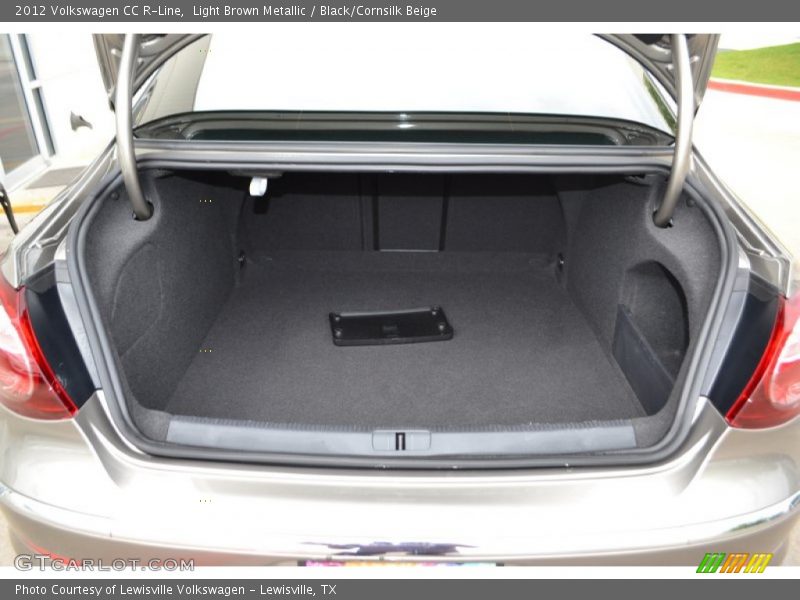 Light Brown Metallic / Black/Cornsilk Beige 2012 Volkswagen CC R-Line