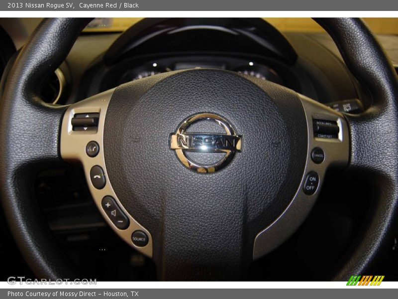 Cayenne Red / Black 2013 Nissan Rogue SV