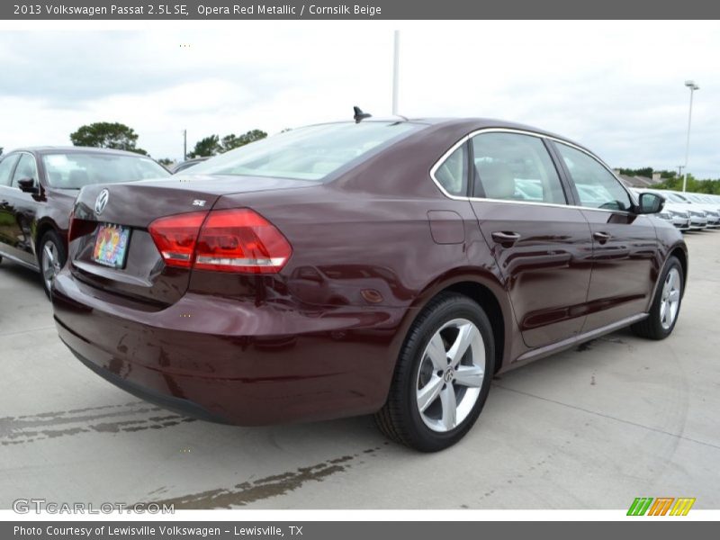 Opera Red Metallic / Cornsilk Beige 2013 Volkswagen Passat 2.5L SE