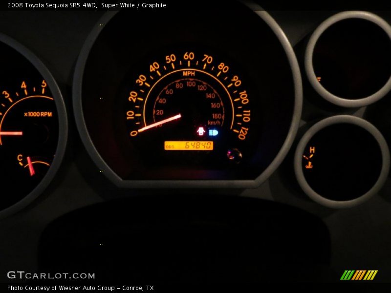 Super White / Graphite 2008 Toyota Sequoia SR5 4WD