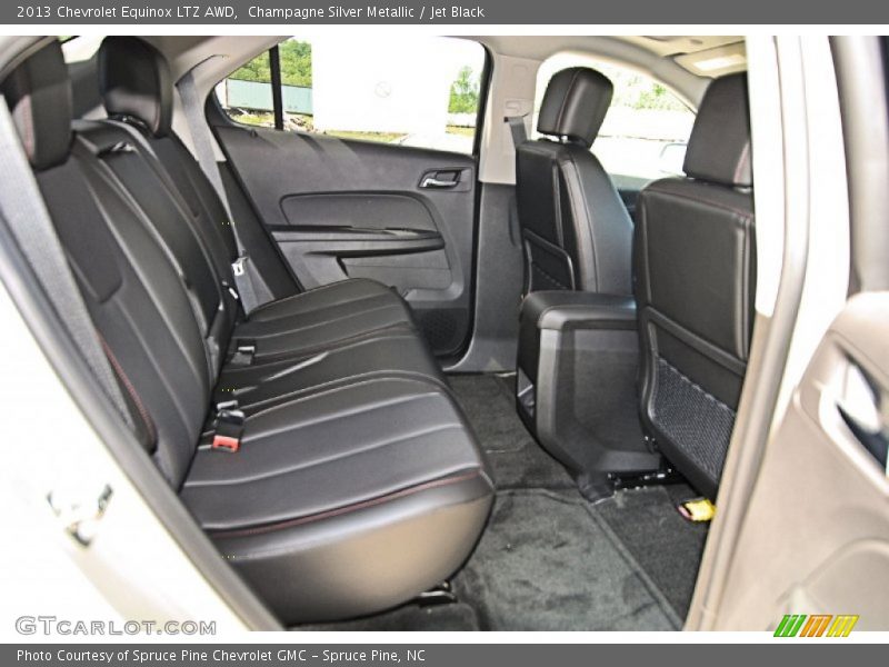 Champagne Silver Metallic / Jet Black 2013 Chevrolet Equinox LTZ AWD
