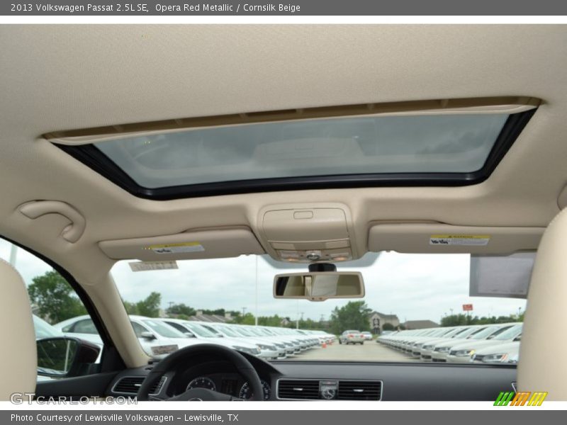 Opera Red Metallic / Cornsilk Beige 2013 Volkswagen Passat 2.5L SE